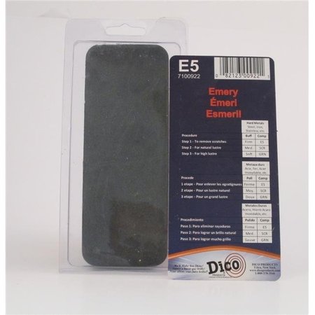 DICO Dico 7100922 Emery Buffing Compound for Use with Buffing Wheels; Black - Brick 7100922